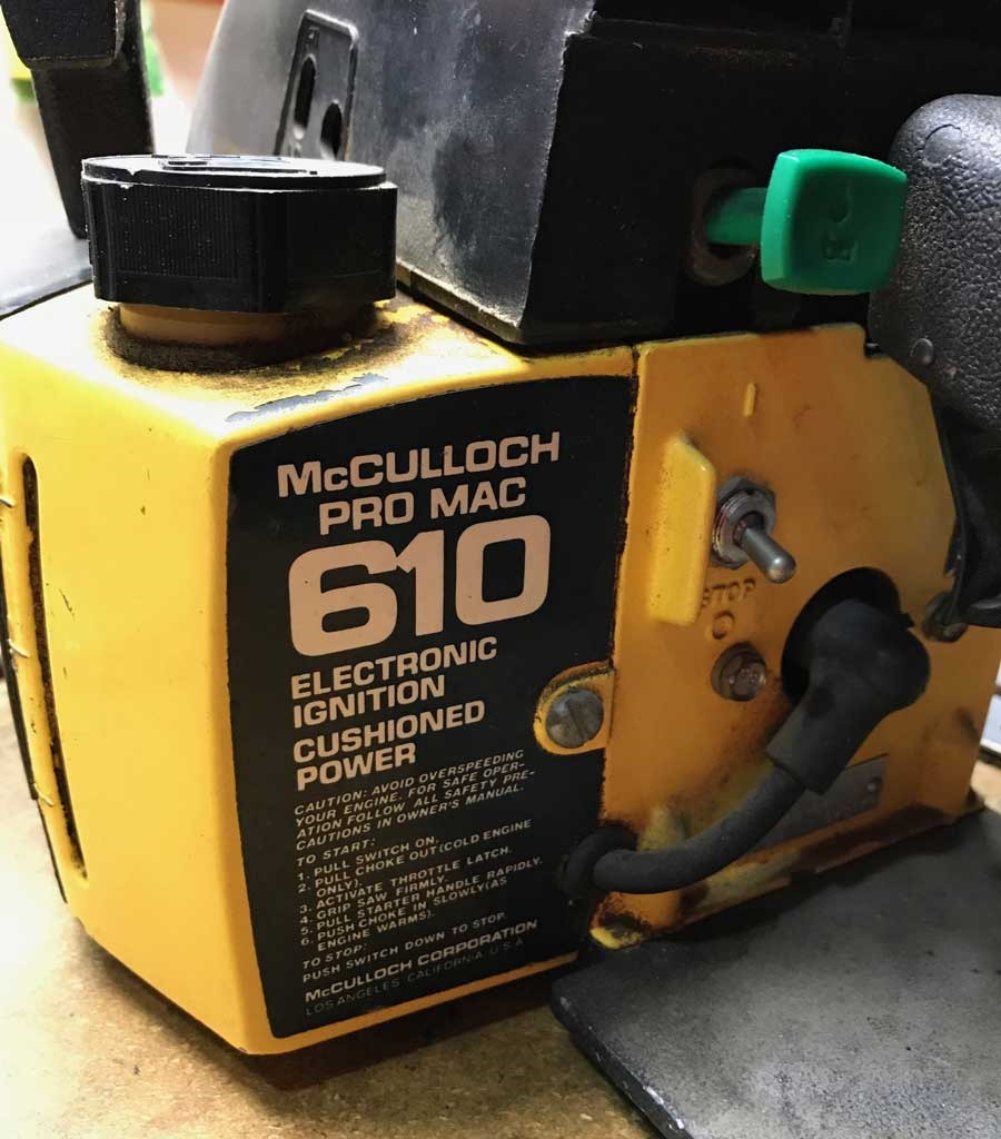 Mcculloch pro mac 610 parts